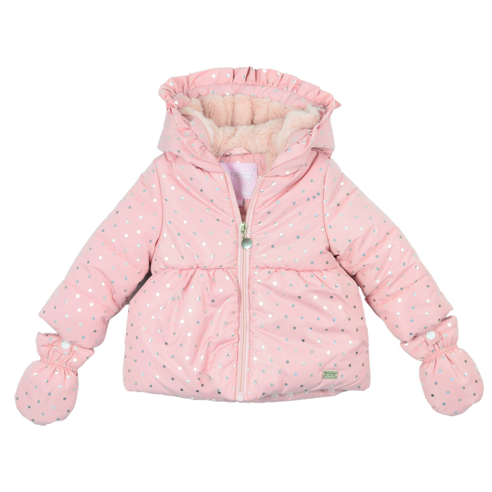 Βρεφικό μπουφάν ΕΒΙΤΑ - ΡΟΖ