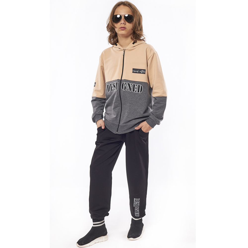 Σετ με φόρμα εποχής HASHTAG - ΜΠΕΖ