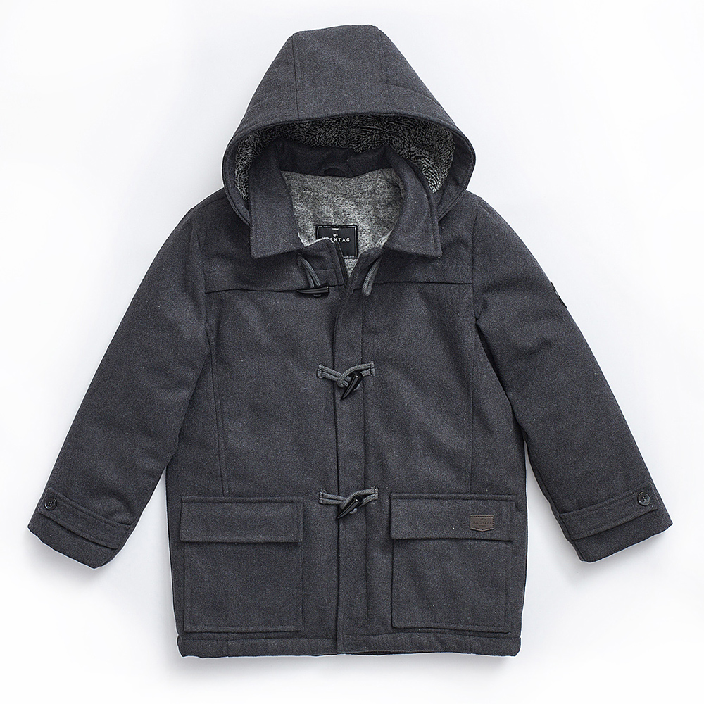 Μοντγκόμερι παλτό HASHTAG - ΑΝΘΡΑΚΙ