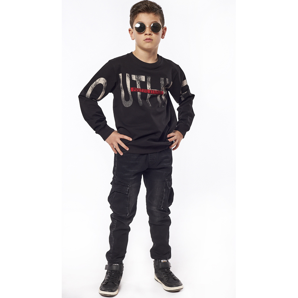 Τζιν cargo παντελόνι HASHTAG - 2