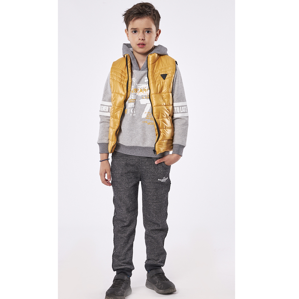 Σετ με φόρμα HASHTAG 3 τμχ - ΜΟΥΣΤΑΡΔΙ