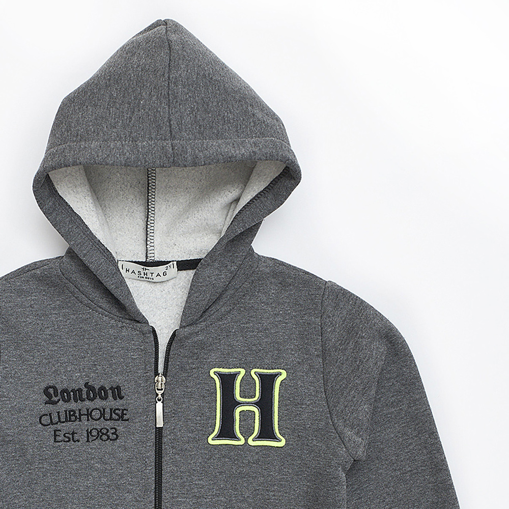 Ζακέτα φούτερ HASHTAG - 2