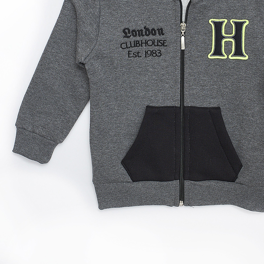 Ζακέτα φούτερ HASHTAG - 3