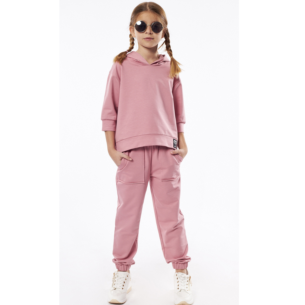 Σετ εποχιακή φόρμα ΕΒΙΤΑ κορίτσι - ΡΟΖ