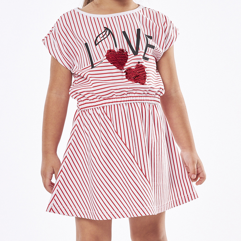 Φόρεμα ΕΒΙΤΑ κορίτσι ΛΕΥΚΟ- - 2