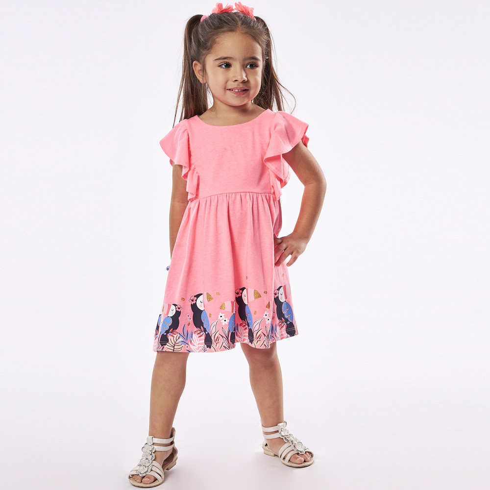 Φόρεμα ΕΒΙΤΑ κορίτσι - ΡΟΖ