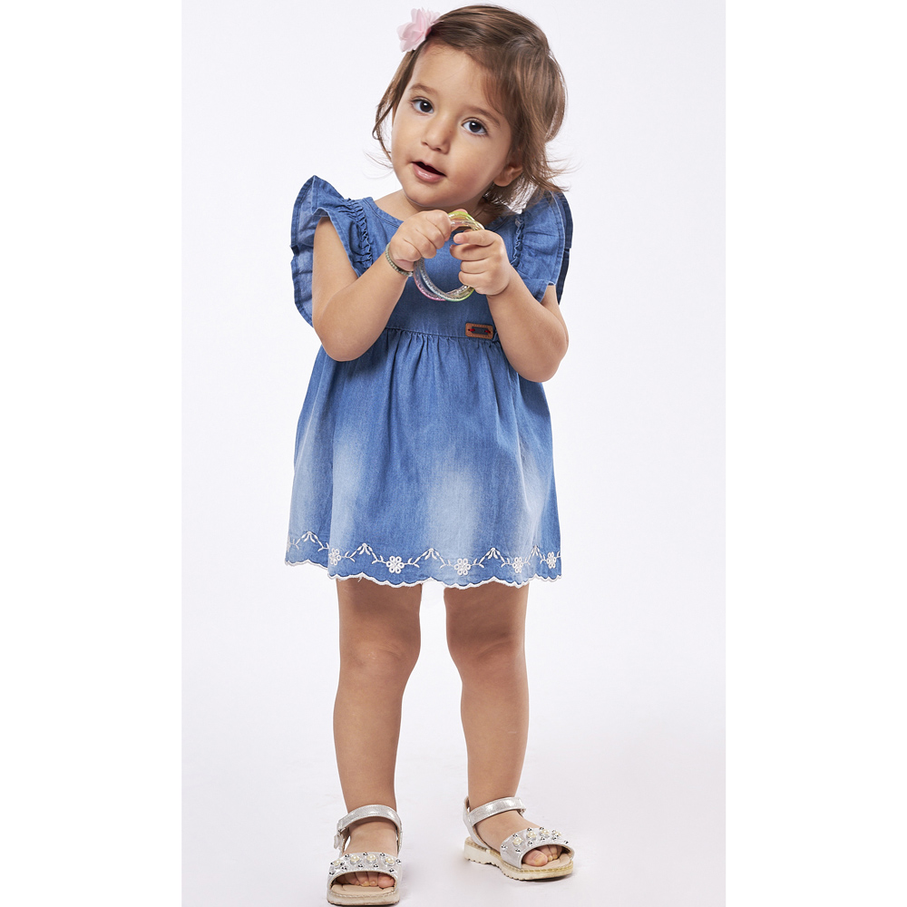 Τζιν φόρεμα ΕΒΙΤΑ κορίτσι - 2