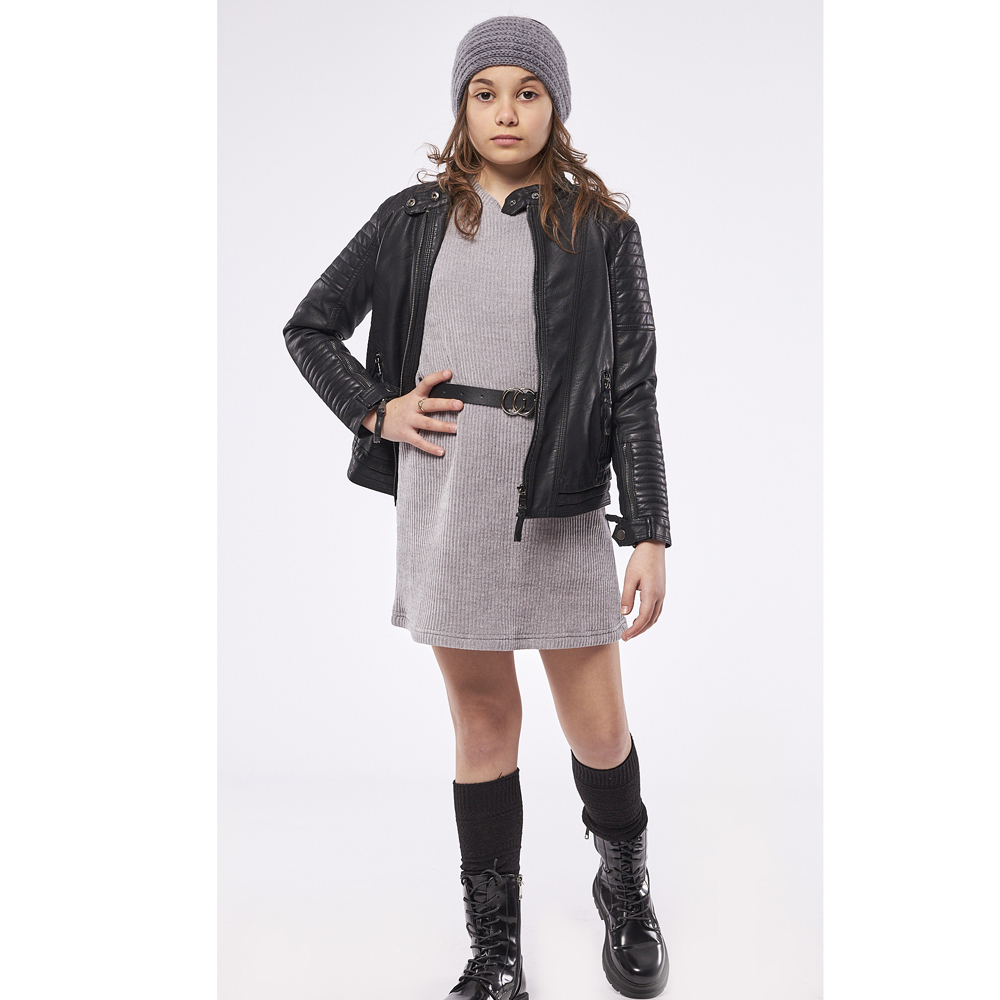 Μπουφάν δερματίνη ΕΒΙΤΑ - 2