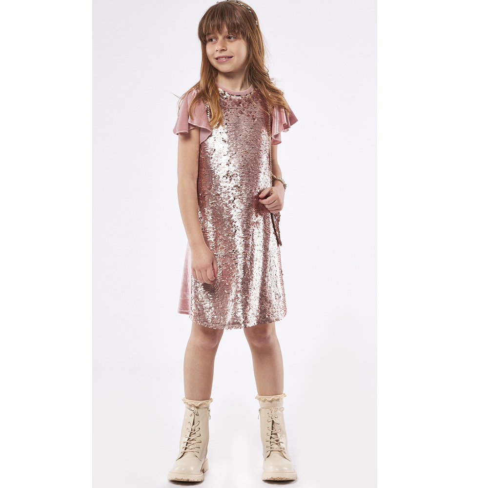 Φόρεμα ΕΒΙΤΑ με τσαντάκι - 1