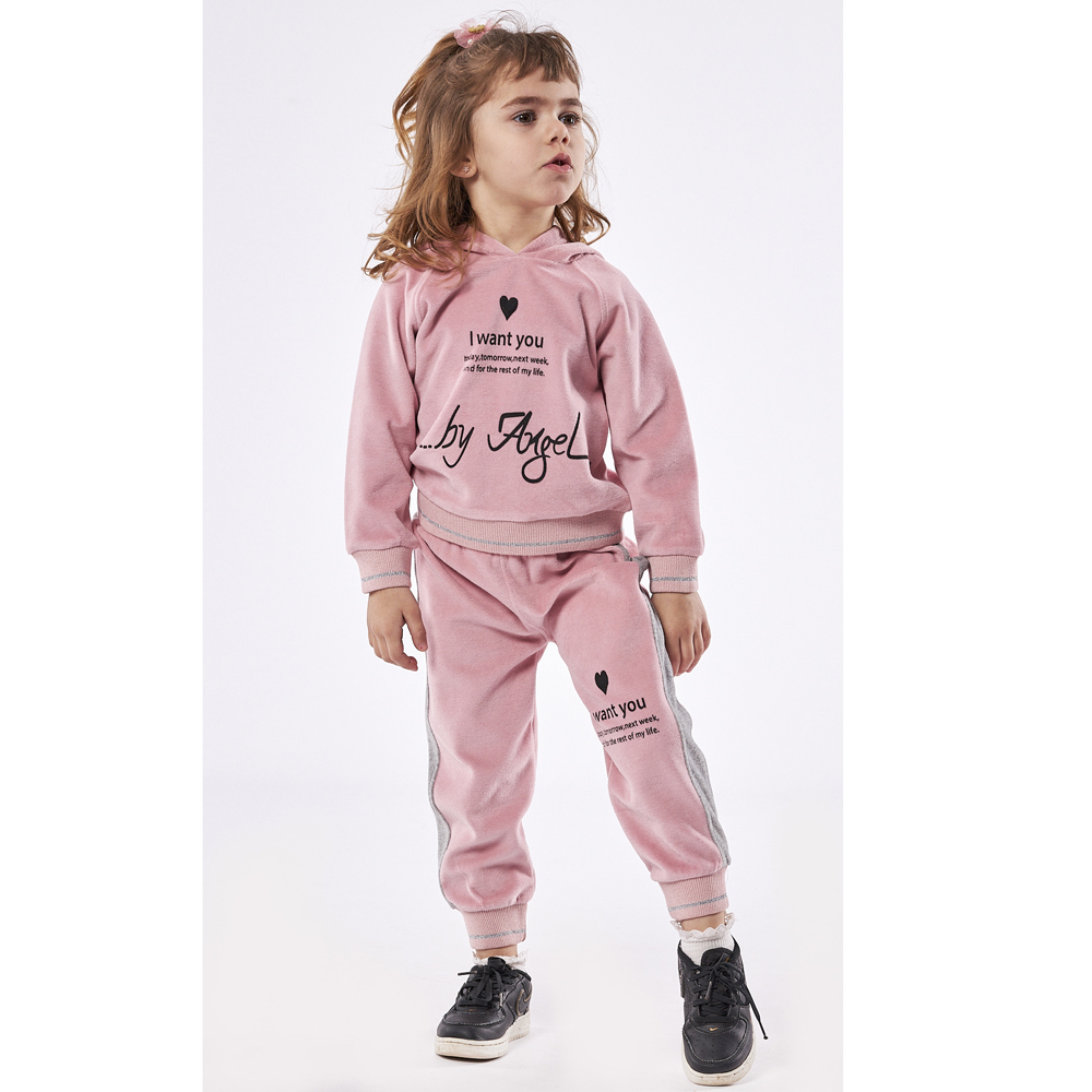 Σετ με φόρμα ΕΒΙΤΑ - ΡΟΖ