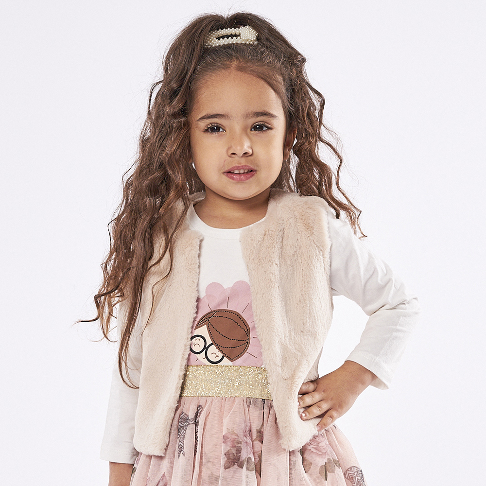 Παιδικό σετ με φούστα 3 τμχ ΕΒΙΤΑ κορίτσι - 3