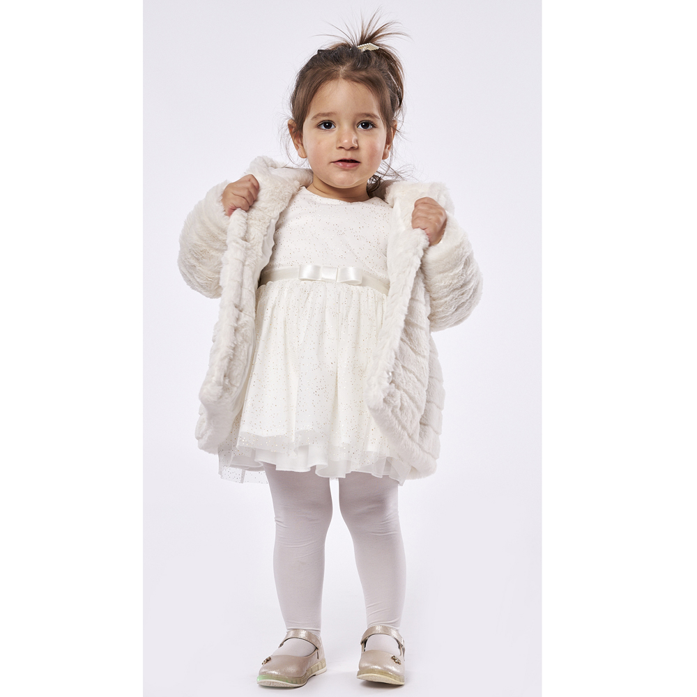 Σετ φόρεμα με γούνα ΕΒΙΤΑ - 2