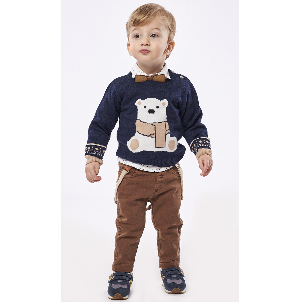 Σετ με πουλόβερ HASHTAG  3 τμχ - 1