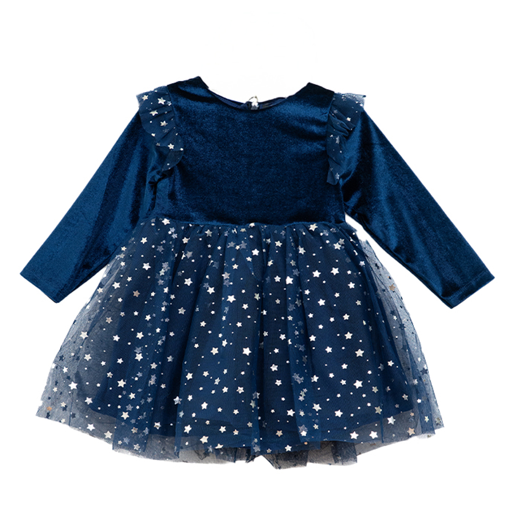 Παιδικό φόρεμα RESTART κορίτσι - ΜΠΛΕ