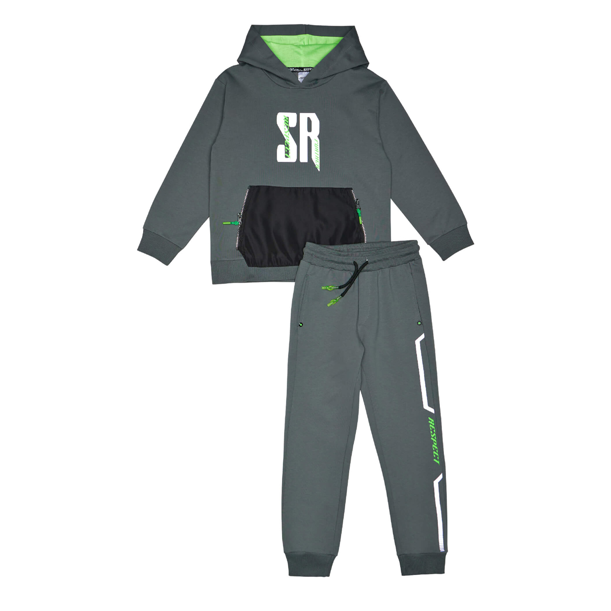 Παιδικό σετ με φόρμα SPRINT αγόρι - ΑΝΘΡΑΚΙ