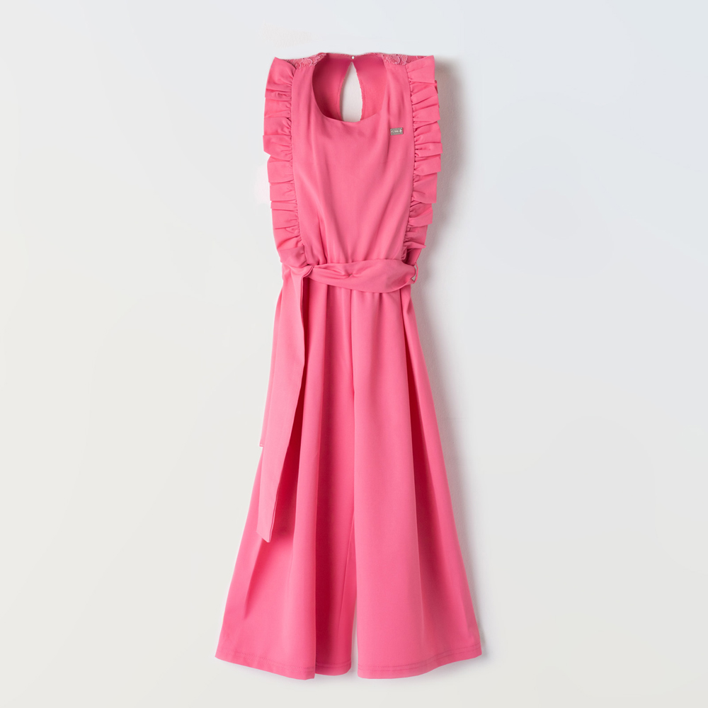 Ολόσωμη φόρμα ΕΒΙΤΑ κορίτσι - ΦΟΥΞΙΑ