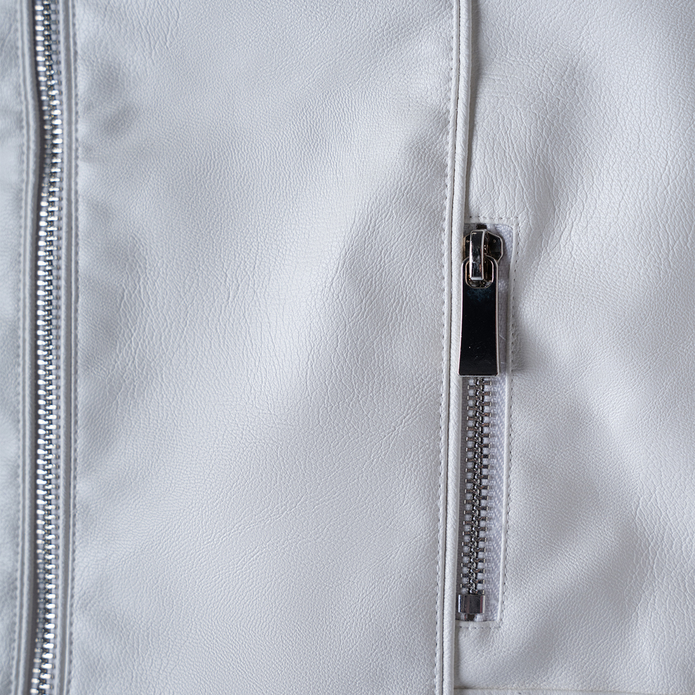 Εποχιακό μπουφάν δερματίνη ΕΒΙΤΑ κορίτσι - 3