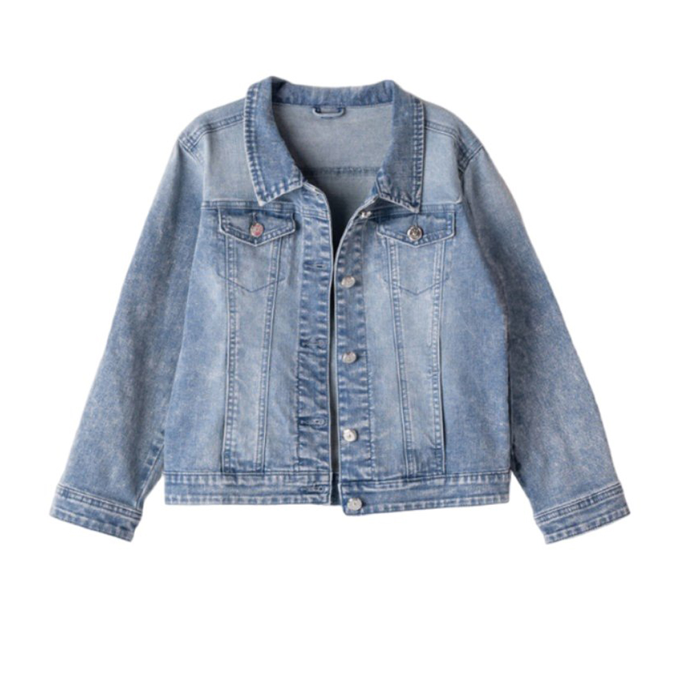 Τζιν μπουφάν ΕΒΙΤΑ κορίτσι - ΜΠΛΕ