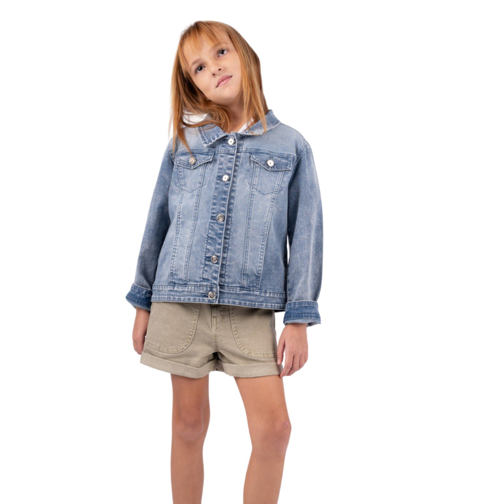 Τζιν μπουφάν ΕΒΙΤΑ κορίτσι - 2