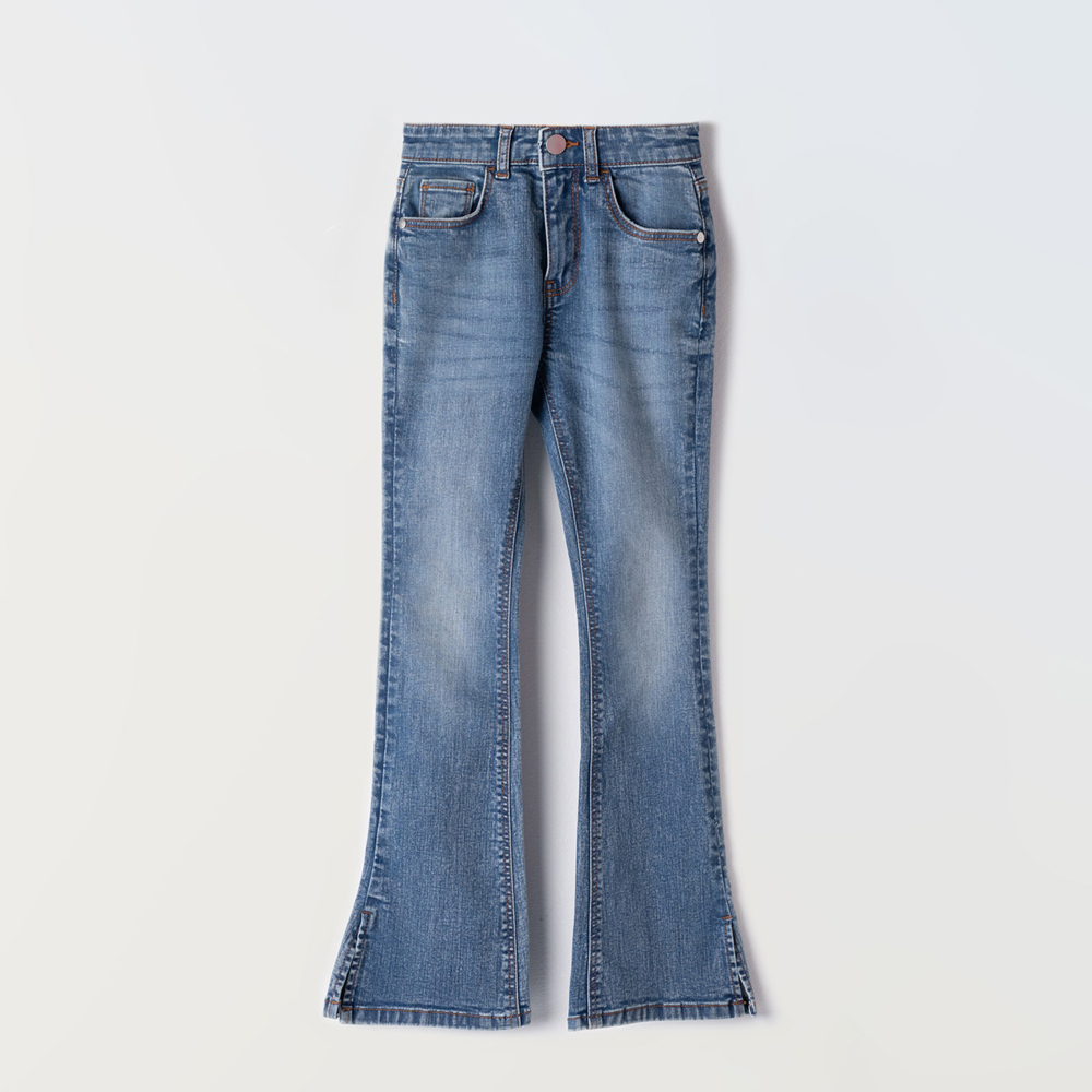 Παντελόνι τζίν ΕΒΙΤΑ κορίτσι - ΜΠΛΕ