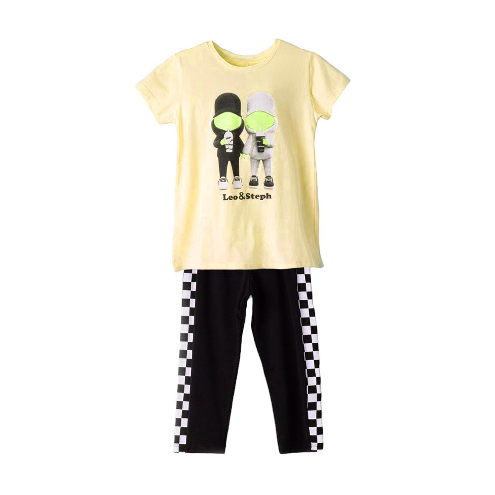 Σετ με κολάν ΕΒΙΤΑ κορίτσι - ΚΙΤΡΙΝΟ