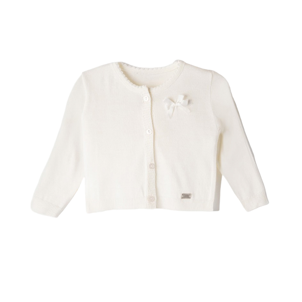 Πλεκτή ζακέτα ΕΒΙΤΑ - ΕΚΡΟΥ