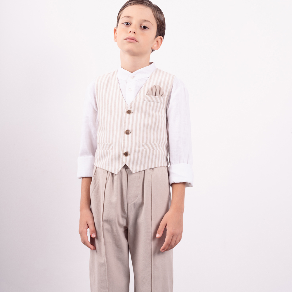 Σετ με γιλέκο HASHTAG 3 τμχ αγόρι - ΜΠΕΖ