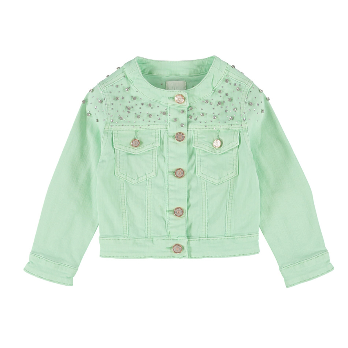 Τζιν μπουφάν με στρας TO BE TOO - 1