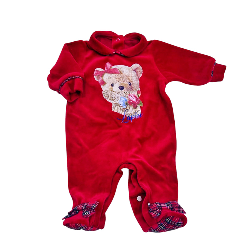 Βρεφικό φορμάκι LAPIN κορίτσι - ΚΟΚΚΙΝΟ