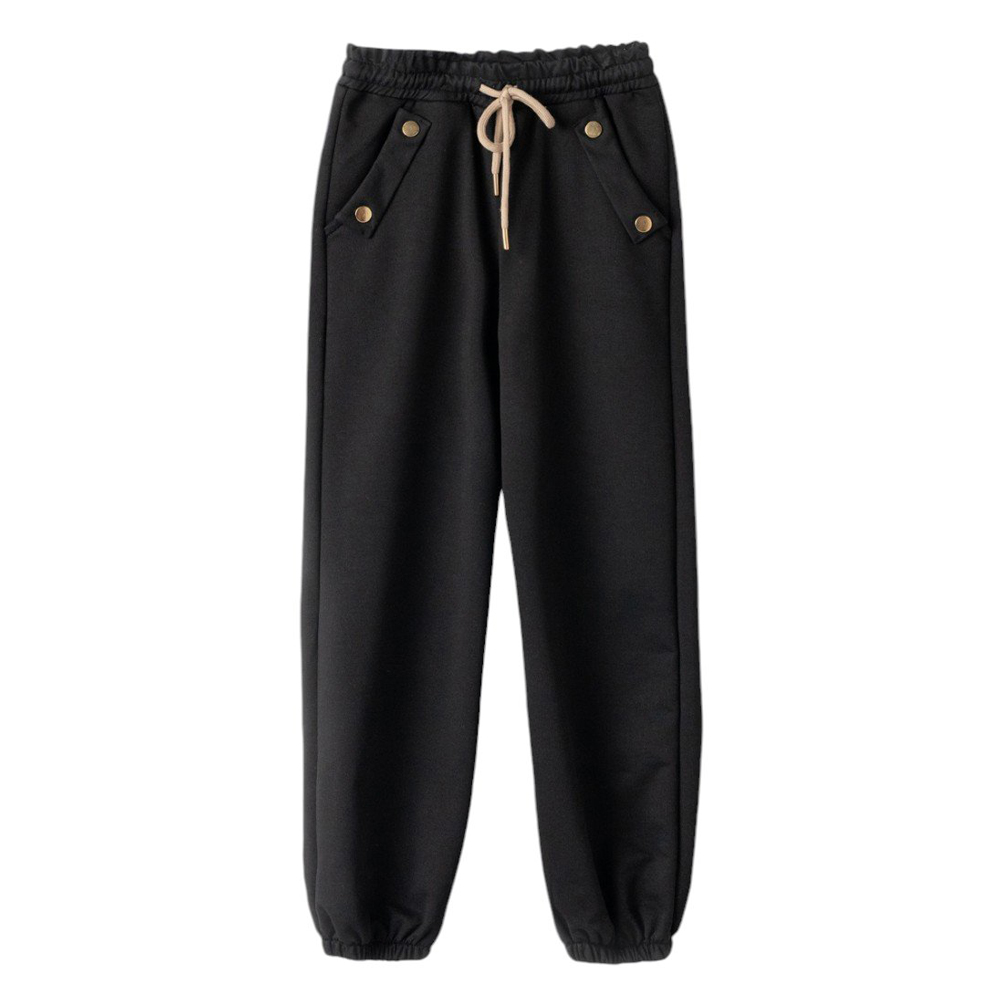 Παντελόνι φόρμας ΕΒΙΤΑ κορίτσι - ΜΑΥΡΟ