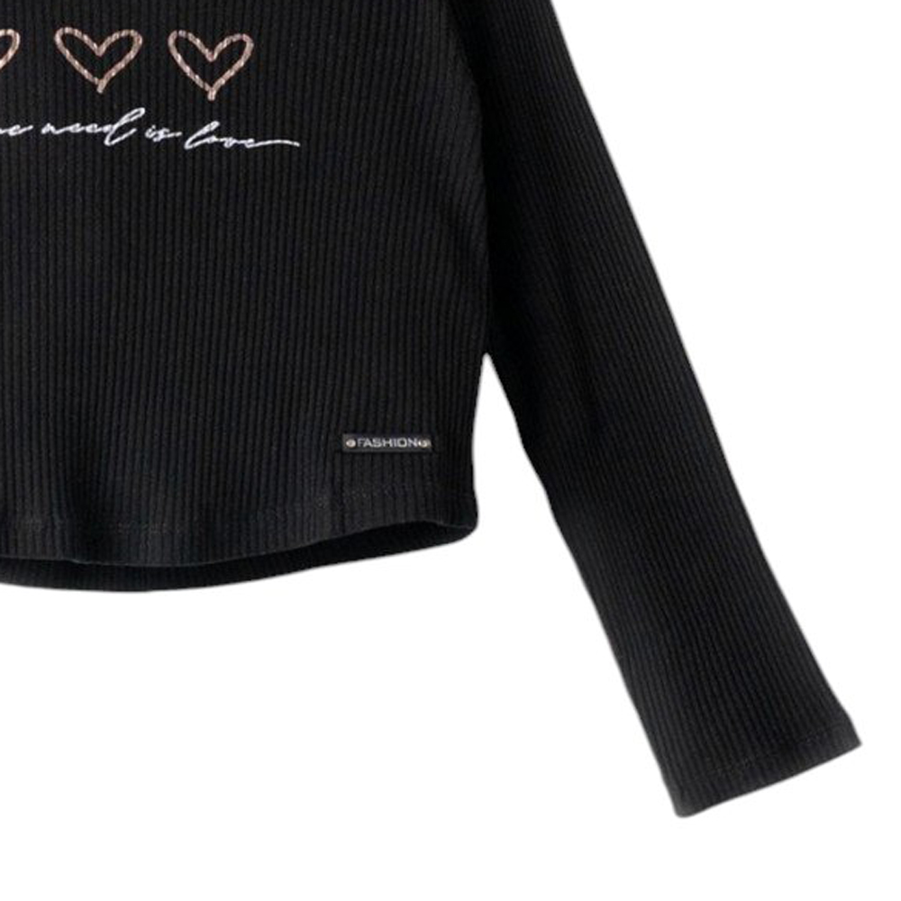 Παιδική μπλούζα rib ΕΒΙΤΑ κορίτσι - 3