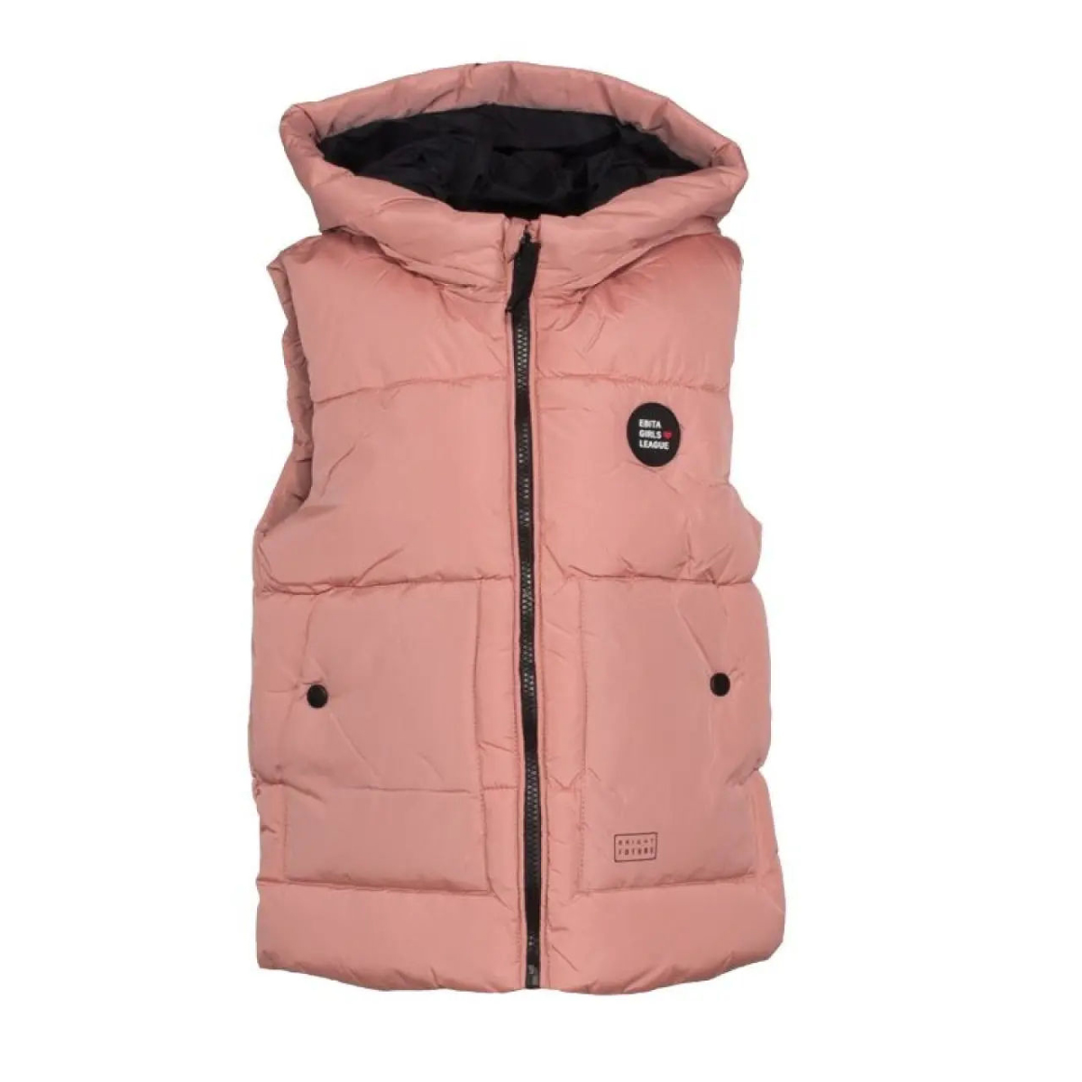 Παιδικό αμάνικο μπουφάν ΕΒΙΤΑ κορίτσι - ΡΟΖ