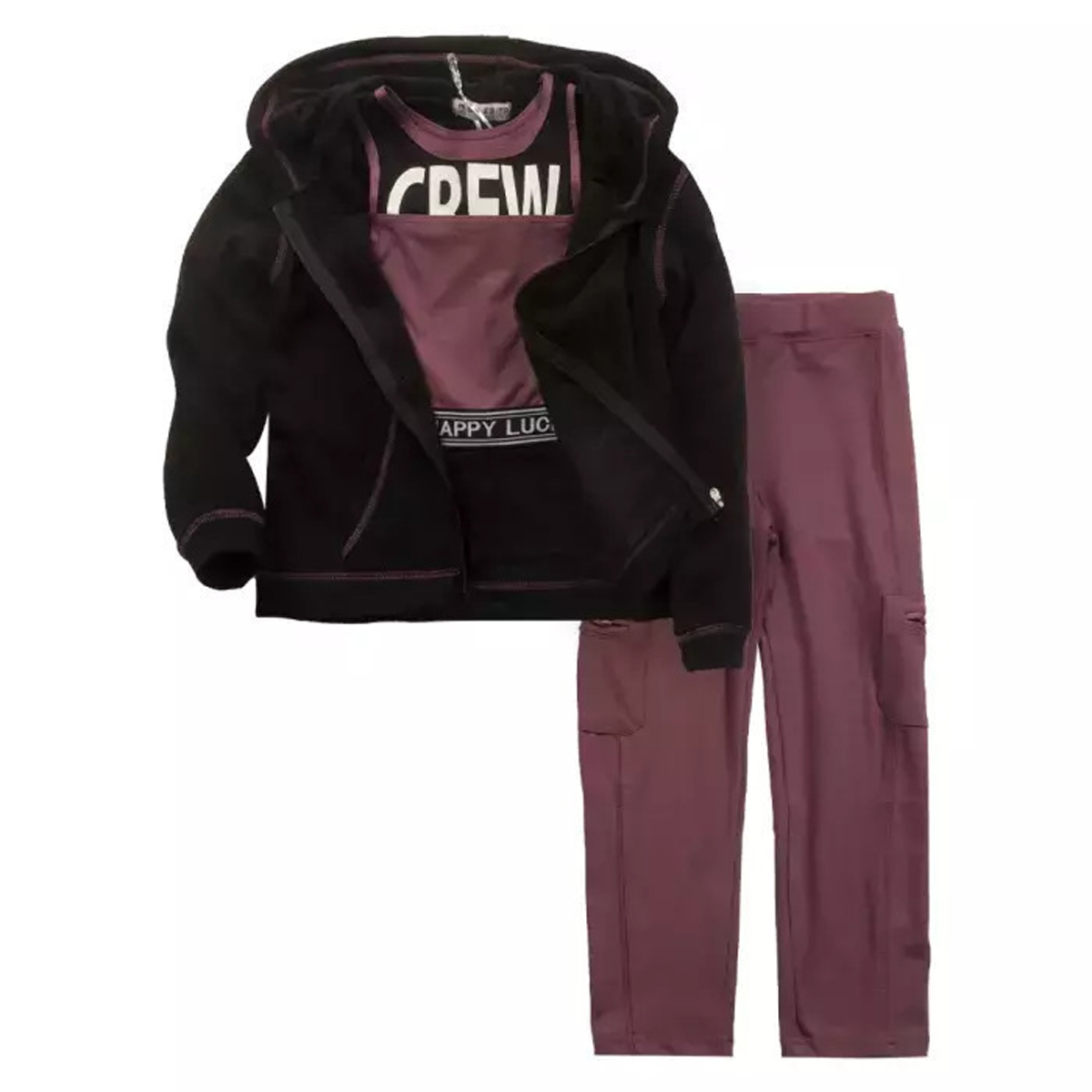 Παιδικό σετ με κολάν 3 τμχ ΕΒΙΤΑ κορίτσι - 1