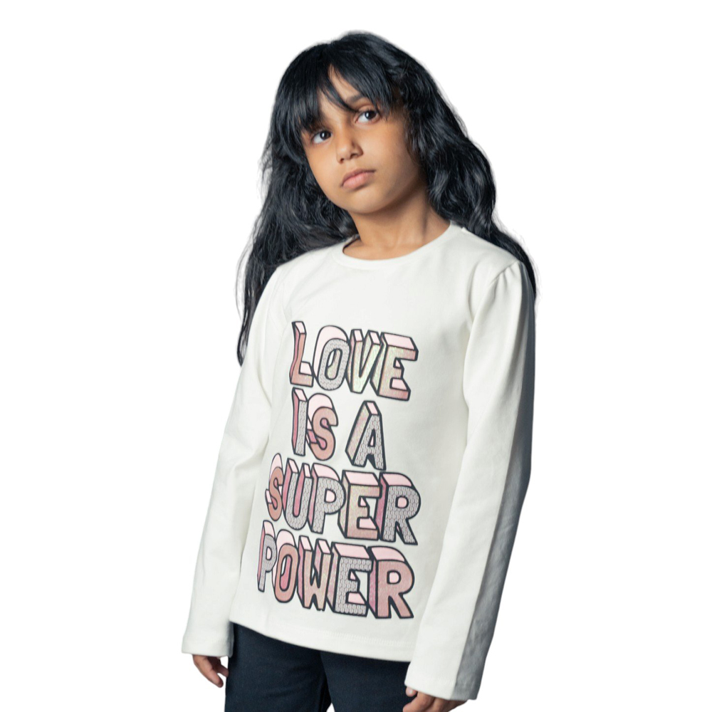 Παιδικό σετ με κολάν ΕΒΙΤΑ κορίτσι - ΛΕΥΚΟ