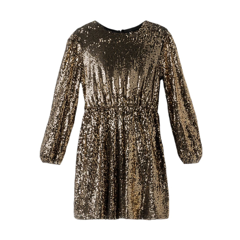 Παιδικό φόρεμα ΕΒΙΤΑ κορίτσι - ΧΡΥΣΟ