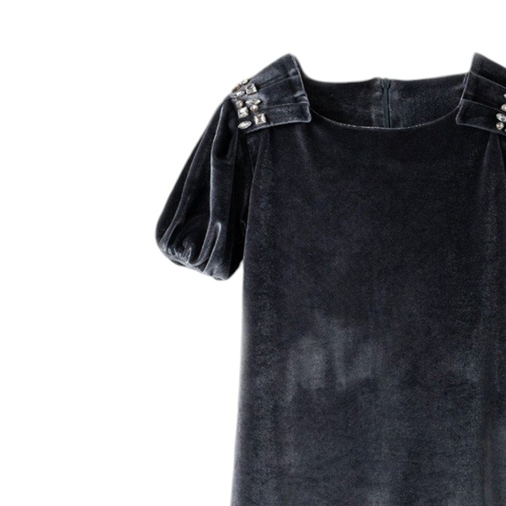 Παιδικό βελουτέ φόρεμα ΕΒΙΤΑ κορίτσι - 3