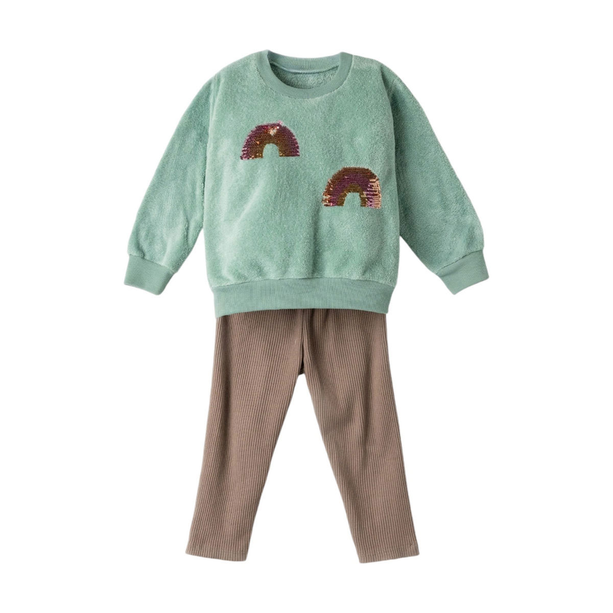 Παιδικό σετ με κολάν ΕΒΙΤΑ κορίτσι - ΜΕΝΤΑ