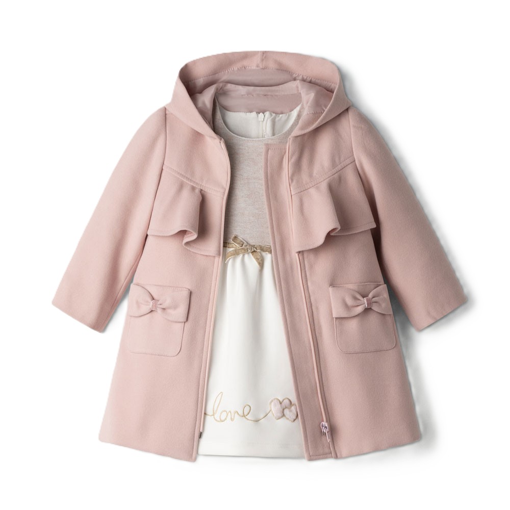 Παιδικό σετ φόρεμα με παλτό ΕΒΙΤΑ κορίτσι - 1