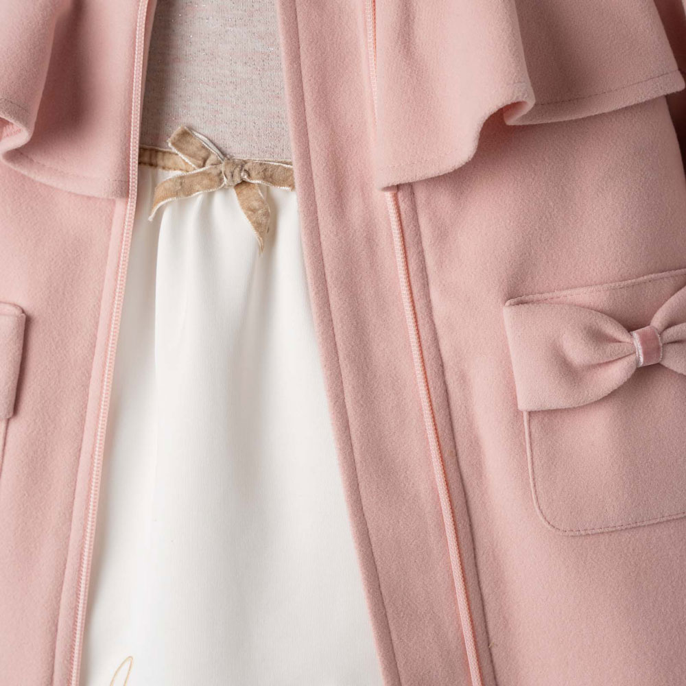 Παιδικό σετ φόρεμα με παλτό ΕΒΙΤΑ κορίτσι - 2