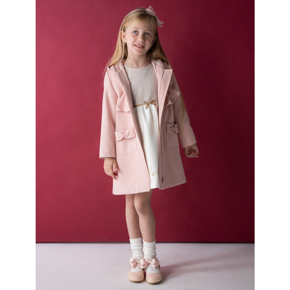 Παιδικό σετ φόρεμα με παλτό ΕΒΙΤΑ κορίτσι - 3