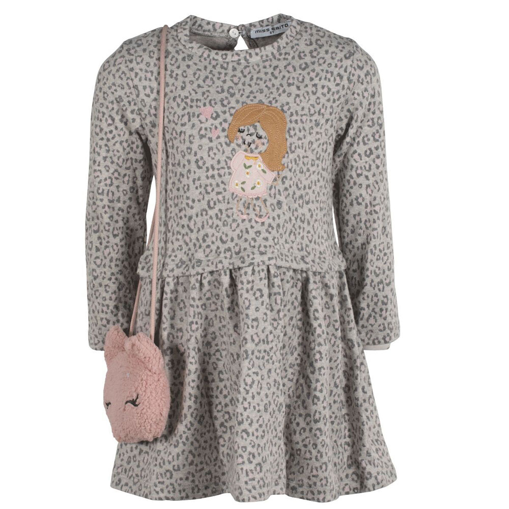 Παιδικό φόρεμα με τσαντάκι ΕΒΙΤΑ κορίτσι - 1