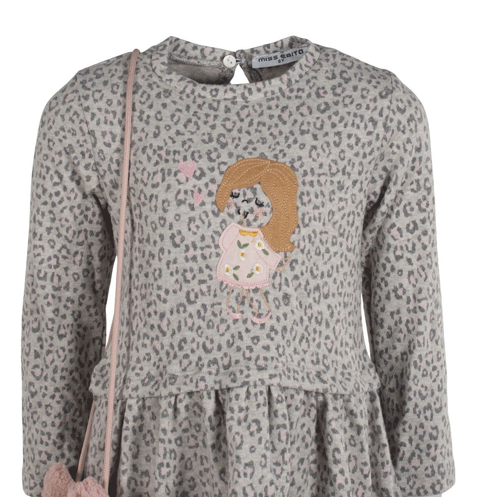 Παιδικό φόρεμα με τσαντάκι ΕΒΙΤΑ κορίτσι - 3