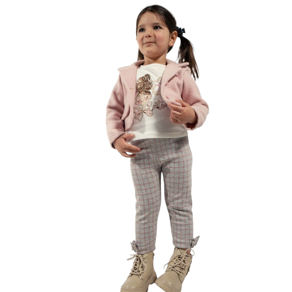 Παιδικό σετ με κολάν 3 τμχ ΕΒΙΤΑ κορίτσι - 2