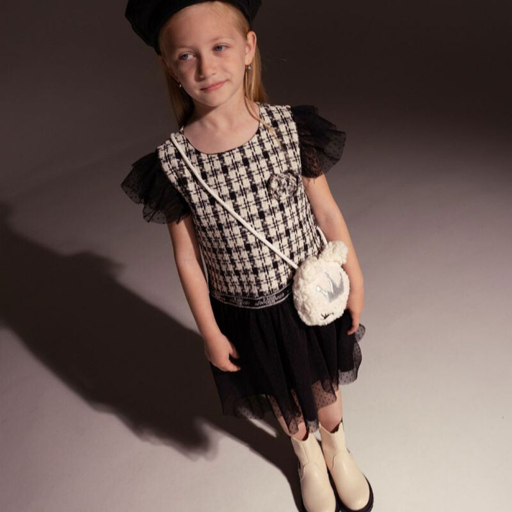 Παιδικό καρό φόρεμα ΕΒΙΤΑ κορίτσι - 4
