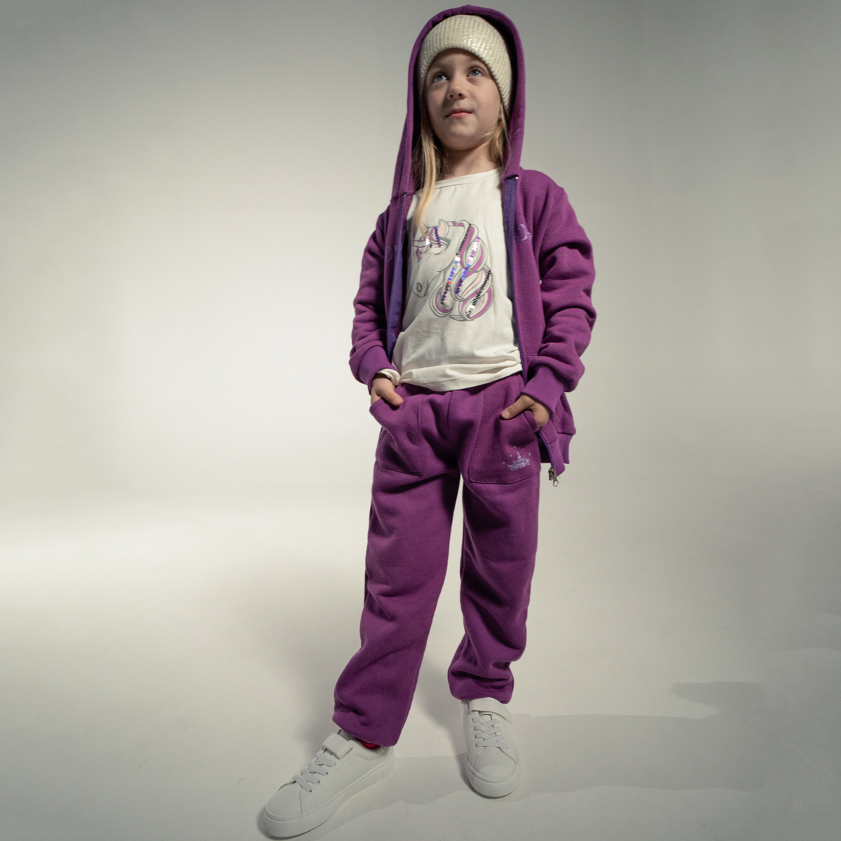 Παιδικό σετ με φόρμα ΕΒΙΤΑ κορίτσι - 4