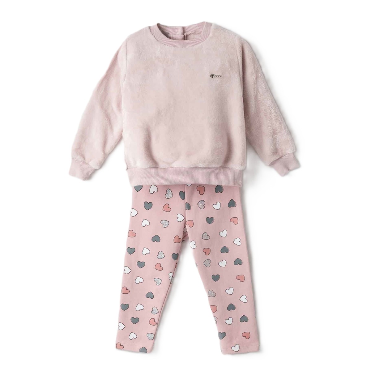 Παιδικό σετ με κολάν ΕΒΙΤΑ κορίτσι - ΡΟΖ