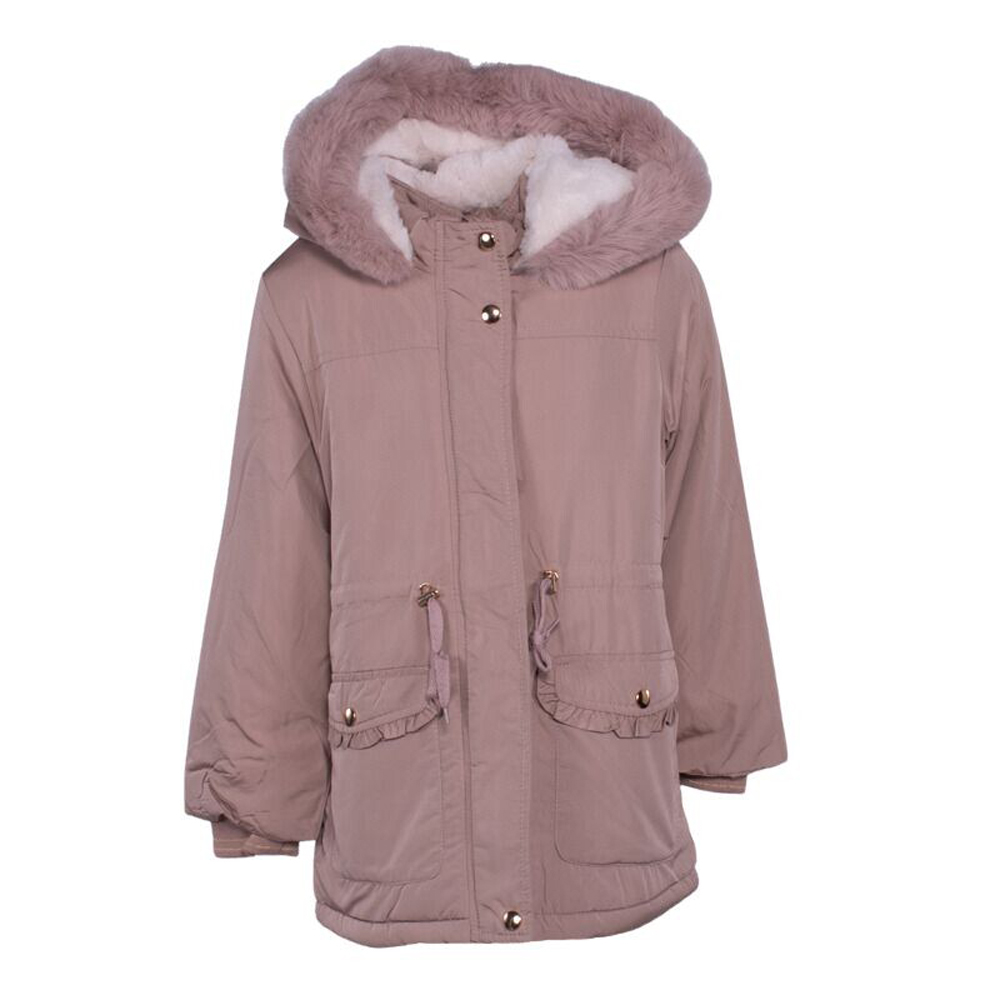 Παιδικό μπουφάν ΕΒΙΤΑ κορίτσι - ΣΑΠΙΟ ΜΗΛΟ