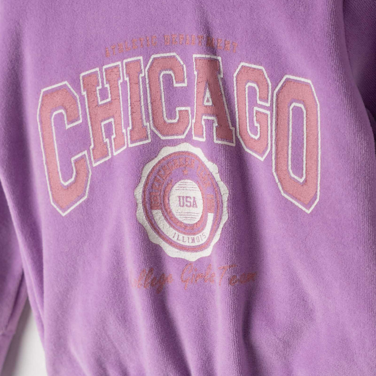 Παιδικό βελουτέ σετ με φόρμα ΕΒΙΤΑ κορίτσι - 2