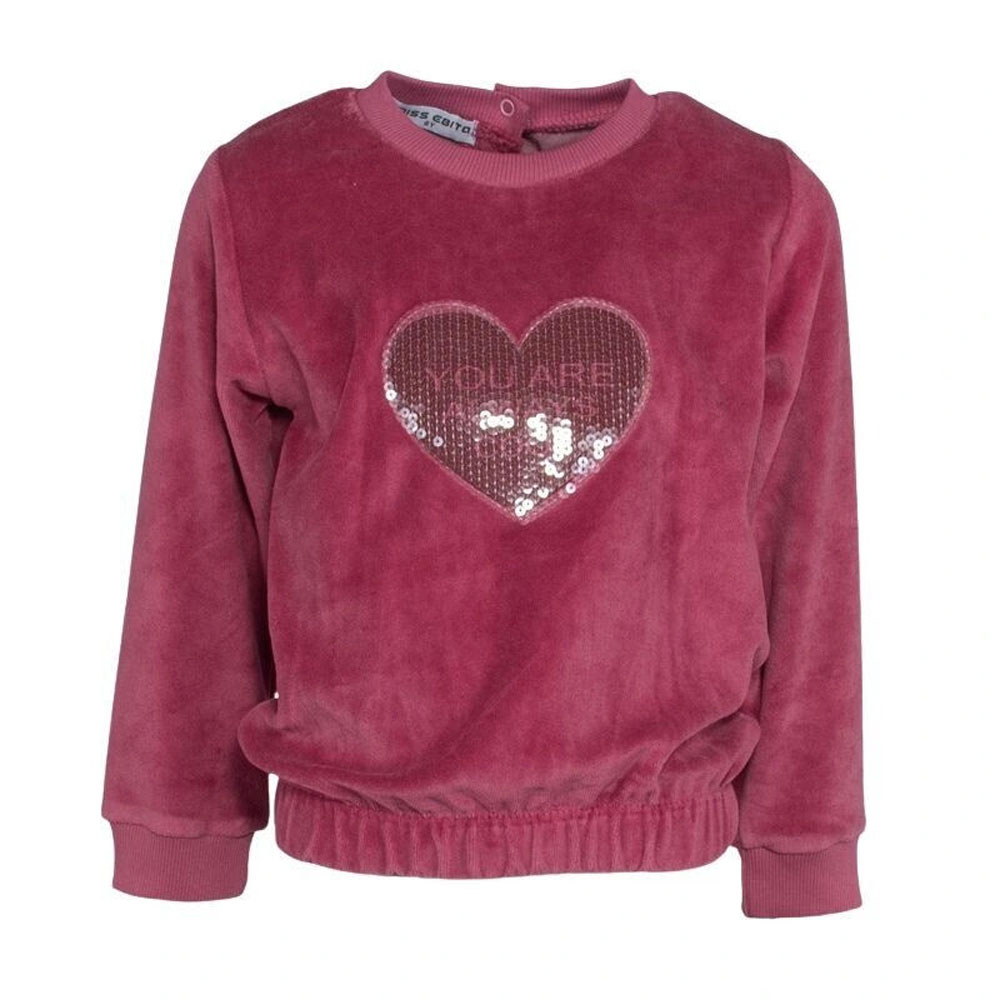 Παιδικό βελούδινο σετ με φόρμα ΕΒΙΤΑ κορίτσι - 2