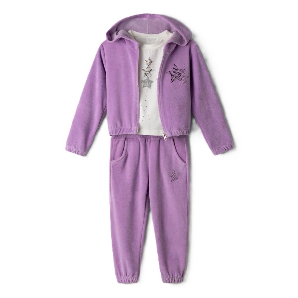 Παιδικό σετ με φόρμα 3 τμχ ΕΒΙΤΑ κορίτσι - 1